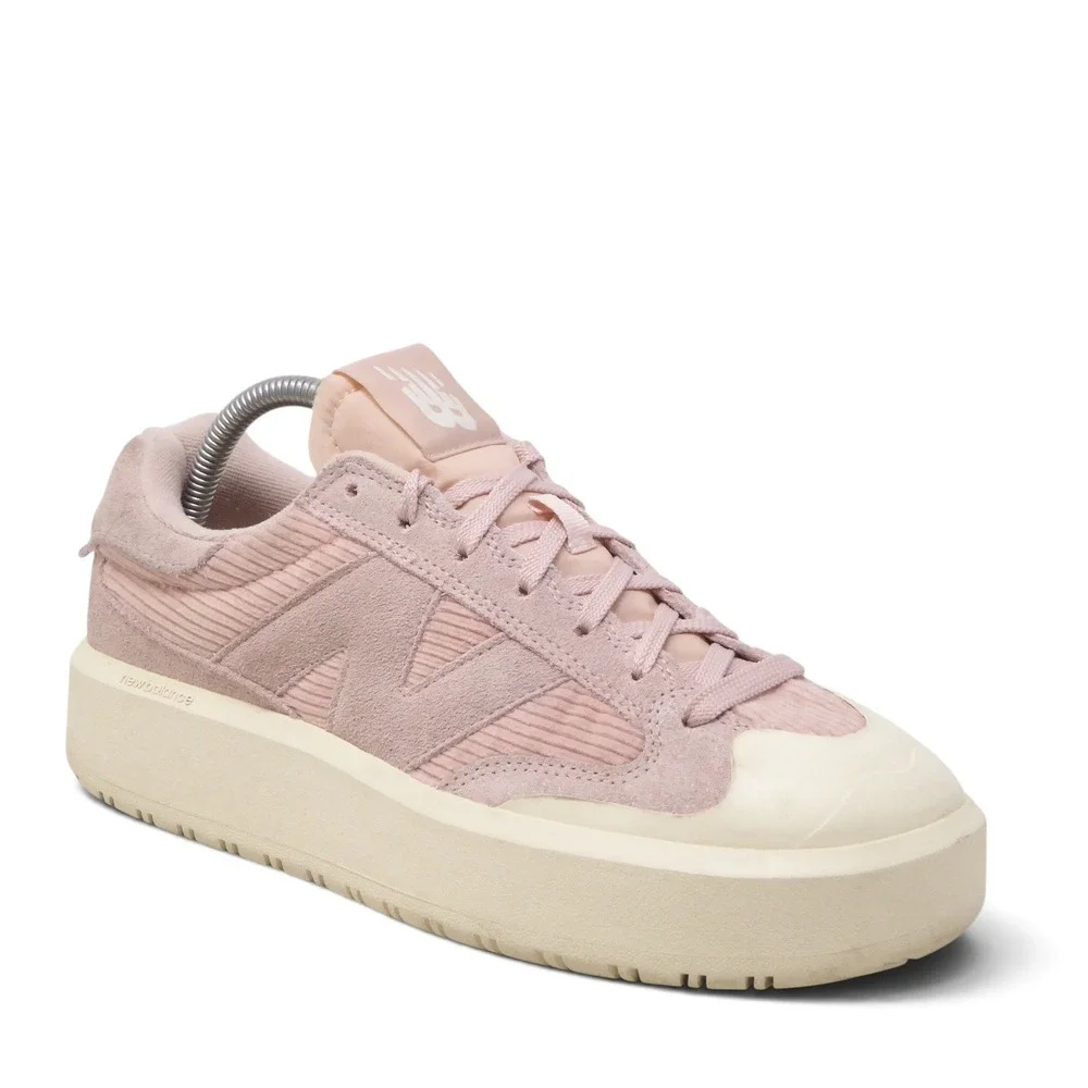 New Balance Mens CT302BC Sneakers Pink Corduroy Suede Platform Size 8